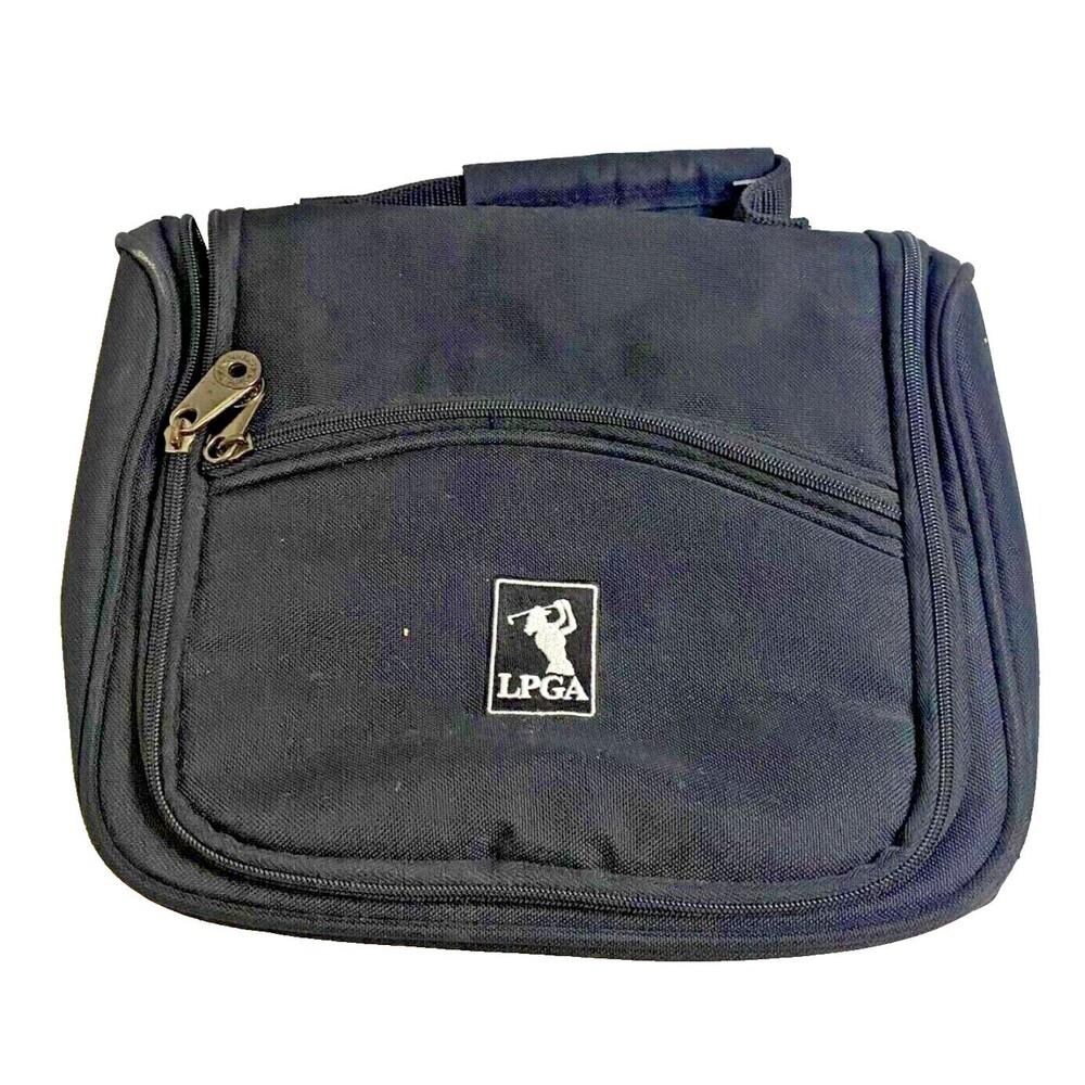 #7089 LPGA Toiletries Black Travel Bag Case